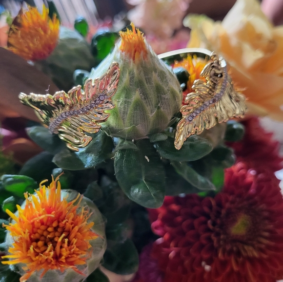 NWOT ALEXIS.BITTAR GOLD CUFF 10k GOLD rhodium plated NWOT - Picture 13 of 13